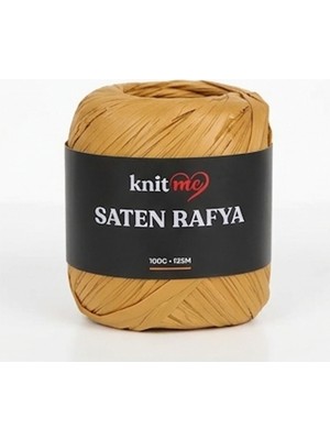 Knitme Knit Me Premium Saten Rafya - 100 gr Çanta ve Şapka Ipi - Lüks Saten Dokulu
