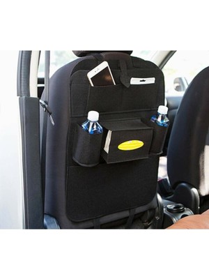 Oto Koltuk Arkası Keçe Organizer, Çok Fonksiyonlu Eşya Düzenleyici