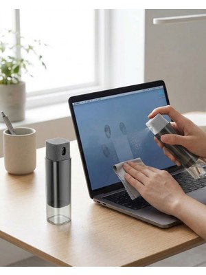byasafkids Kompakt Ekran Temizleme Sprey Şişesi Telefon Tablet Bilgisayar Temizlik Şişesi