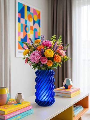 Elana Design Şarj Edilebilir Işıklı Dekoratif Vazo – Lux LED Masa Lambası (Type-C Şarjlı)