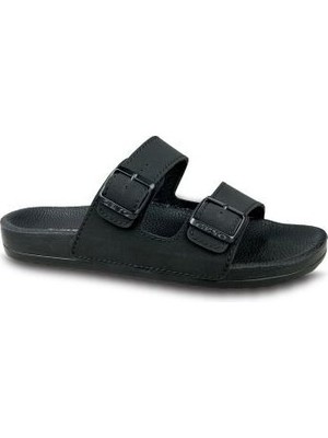 Ceyo Bahama-10ı Siyah Ortopedik Kadın Terlik