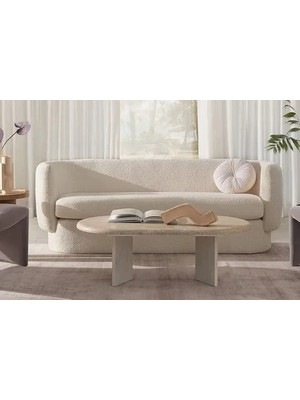 Vivense Enna Teddy Koltuk, Beyaz