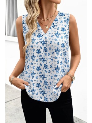 Passense Kadın Askılı V Yakalı Süprem Bluz