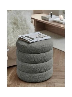 Vivense Relax Teddy Puf, Antrasit