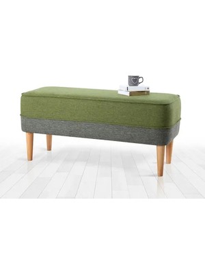 Vivense Randler Bench Puf, Yeşil