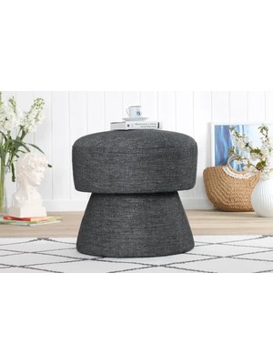 Vivense Endor Puf, Koyu Gri