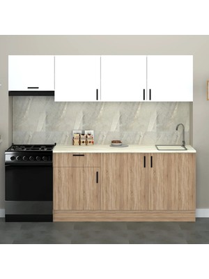 Fly Mobilya 240 cm Yeni Sümela Endülüs Mutfak Asp.