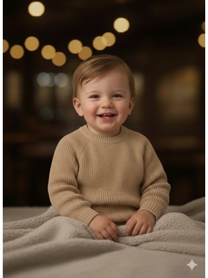 Mihrumay Bebek ve Çocuk Selanik Örgü Triko Kazak