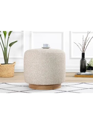 Vivense Cheriton Puf, Bej