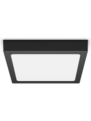 Philips Magneos Sq 12W 2700K Siyah Plafonyer IP20