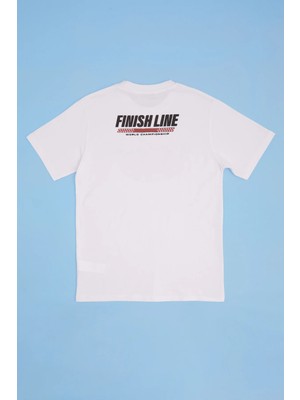 FullaModa Racıng Mode On Baskılı Erkek Çocuk Tişört