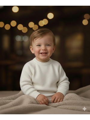 Mihrumay Bebek ve Çocuk Selanik Örgü Triko Kazak