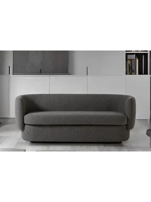 Vivense Enna Teddy Üçlü Koltuk, Antrasit