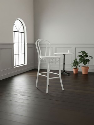 Gazzini Furniture Vieno Ahşap Bar Sandalyesi