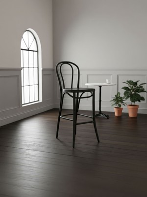 Gazzini Furniture Vieno Ahşap Bar Sandalyesi