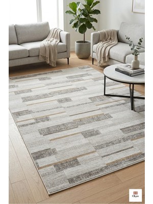 Premium Akrilik Leke Tutmaz Modern Salon Halısı - 462.000 Vuruş Sık Dokuma - Oeko-Tex Sertifikalı