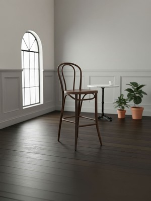 Gazzini Furniture Vieno Ahşap Bar Sandalyesi