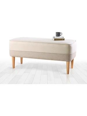 Vivense Randler Bench Puf, Krem