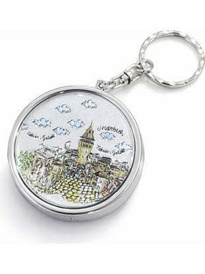 Zenvia Istanbul Temalı Küllük Anahtarlık - Model 2  ZNV-TTT3245