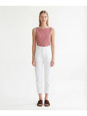 Yargıcı Mom Yüksek Bel Pantolon