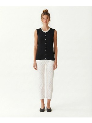 Yargıcı Regular Bisiklet Yaka Kolsuz Kazak