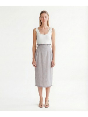 Yargıcı Düz Normal Bel Etek