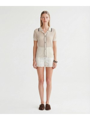 Yargıcı Regular Gömlek Yaka Kısa Kol Kazak