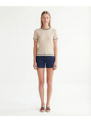 Yargıcı Regular Yüksek Bel Bermuda/şort