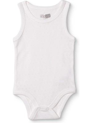 Hellobaby Erkek Bebek Jakarlı Body Çıtçıtlı Bisiklet Yaka Atlet