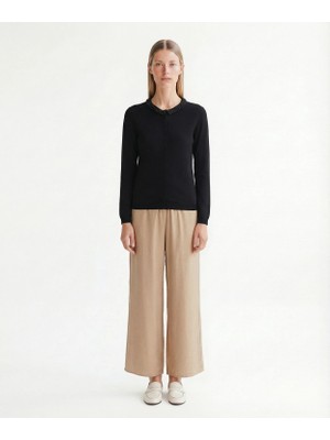 Yargıcı Regular Bisiklet Yaka Uzun Kol Hırka