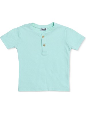 Hellobaby Erkek Bebek Tişört Düğmeli Hakim Yaka Short Sleeve