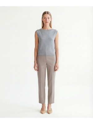 Yargıcı Regular Kayık Yaka Düşük Omuz Kol Kazak