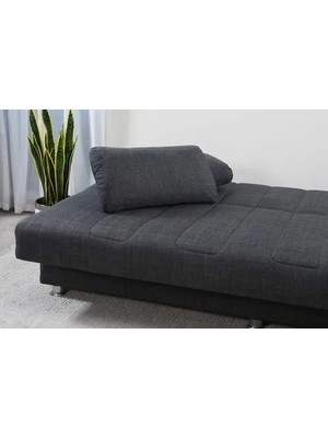 Vivense Sedef Yataklı Üçlü Kanepe, Antrasit