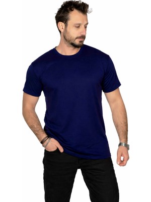 Maxi-Dry Aşırı Terleme Önleyici Bisiklet Yaka Erkek Tişört, Çift Katmanlı, Islaklık Sızdırmaz, Nefes Alabilen Kumaş