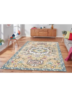 Vivense Aida Home Amanzi Bej Salon Halısı, 80X200