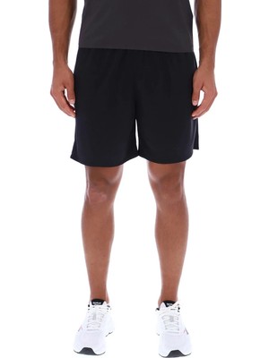 Reebok 100243170 Id Traın Knıt Short Siyah Bağlamalı Bel Regular Fit Düz Erkek Şort