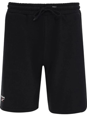 Reebok Lc 6194 New Id Reg Sl Short Siyah Bağlamalı Bel Regular Fit Düz Erkek Şort