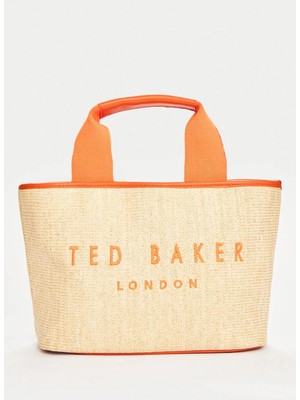 Ted Baker %80 Polyester, %20 Poliüretan Turuncu Kadın El Çantası TBSS26FBAG015