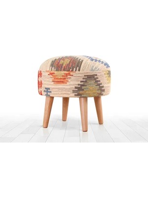 Vivense Sefian Kilim Puf, Krem