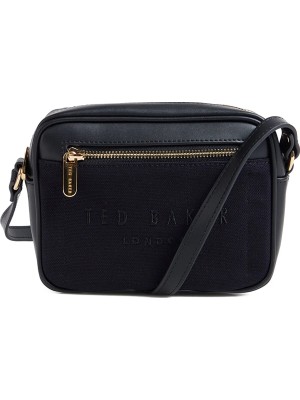Ted Baker %80 Kanvas, %20 Poliüretan Siyah Kadın Çapraz Çanta TBSS26FBAG009