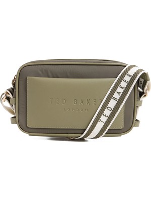 Ted Baker %80 Polyester, %20 Poliüretan Haki Kadın Çapraz Çanta TBSS26FBAG017