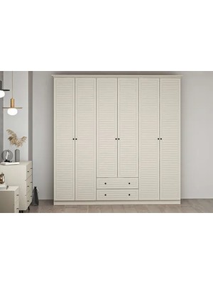 Vivense Livo Gardırop, Kumtaşı, 6 Kapaklı