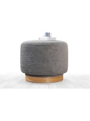 Vivense Turneed Dönen Puf, Gri