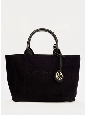 Ted Baker %80 Kanvas, %20 Poliüretan Siyah Kadın Çapraz Çanta TBSS26FBAG010