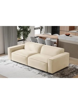 Vivense Orlando Ikili Deri Koltuk, Beyaz