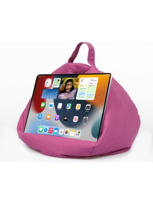 Yastık ile Ipad, Tablet ve E-Kitap Okuyucu Için Konforlu Destek