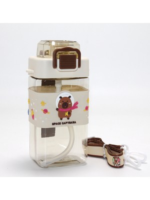 Store Mania Kapibara Desenli Pipetli Çocuk Matarası  STRMIA-RSTTT34