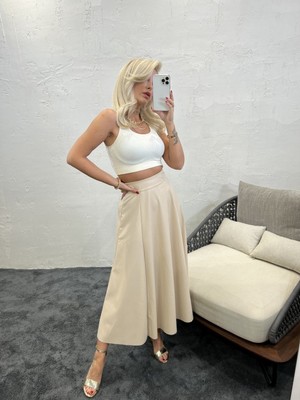 Femora Moda 5629 Etek-Krem