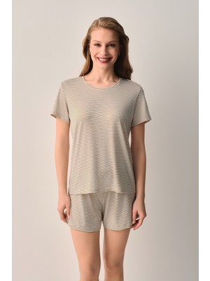 Suwen Casual Şort Pijama Takımı