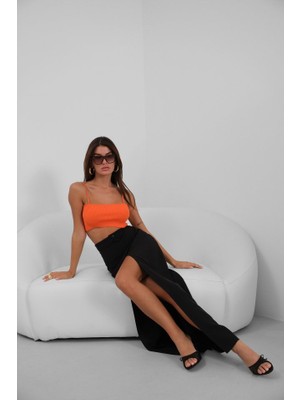 Femora Moda Ince Askılı Crop Top